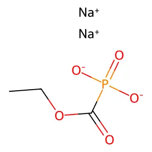 Disodium (ethoxycarbonyl)phosphonate structure