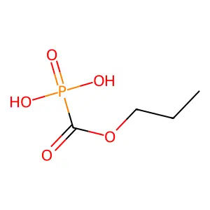 Phosphinecarboxylic acid, dihydroxy-, propyl ester, oxide structure