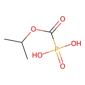 Phosphinecarboxylic acid, dihydroxy-, 1-methylethyl ester, oxide structure