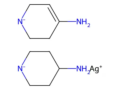 silver;3,6-dihydro-2H-pyridin-1-id-4-amine;piperidin-1-id-4-amine structure