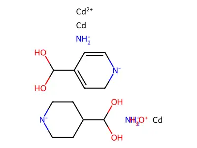 Chemical Compound (C12H27Cd3N4O5-) structure
