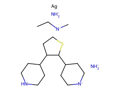 Chemical Compound (C17H37AgN5S-4) structure