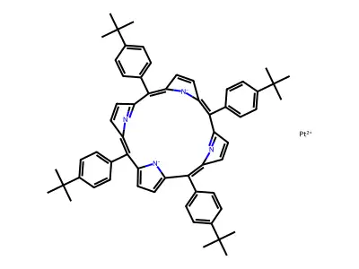 (SP-4-1)-[5,10,15,20-Tetrakis[4-(1,1-dimethylethyl)phenyl]-21H,23H-porphinato(2-)- structure