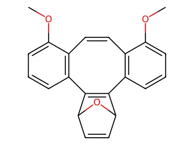8,11-Dimethoxy-1,4-dihydro-1,4-epoxytribenzo[a,c,e][8]annulene structure