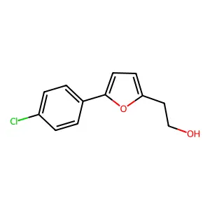 2-[5-(4-Chlorophenyl)-2-furyl]ethanol structure
