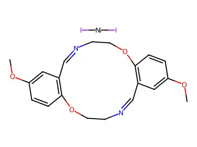 Chemical Compound (C20H22I2N2NiO4) structure