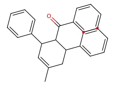 (4-Methyl-2,6-diphenylcyclohex-3-en-1-yl)-phenylmethanone structure