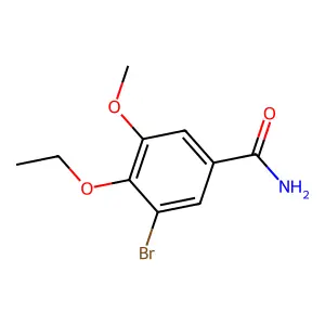 3-Bromo-4-ethoxy-5-methoxybenzamide structure