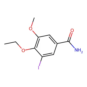 4-Ethoxy-3-iodo-5-methoxybenzamide structure