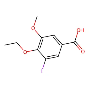 4-Ethoxy-3-iodo-5-methoxybenzoic acid structure