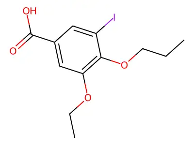 3-Ethoxy-5-iodo-4-propoxybenzoic acid structure