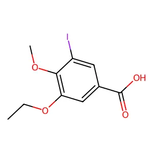 3-Ethoxy-5-iodo-4-methoxybenzoic acid structure