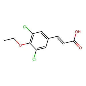 3-(3,5-Dichloro-4-ethoxy-phenyl)prop-2-enoic acid structure