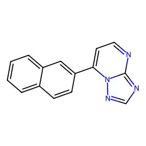 7-(2-Naphthyl)[1,2,4]triazolo[1,5-a]pyrimidine structure
