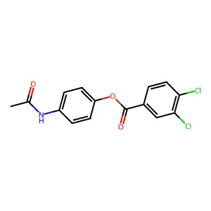 4-(Acetylamino)phenyl 3,4-dichlorobenzoate structure