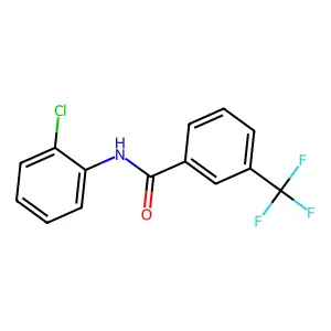 N-(2-chlorophenyl)-3-(trifluoromethyl)benzamide structure