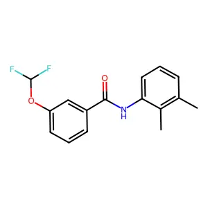 3-(difluoromethoxy)-N-(2,3-dimethylphenyl)benzamide structure