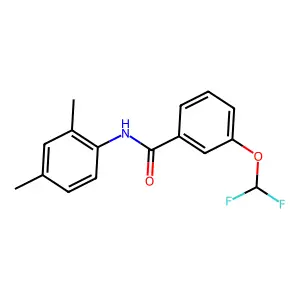 3-(difluoromethoxy)-N-(2,4-dimethylphenyl)benzamide structure