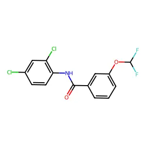 N-(2,4-dichlorophenyl)-3-(difluoromethoxy)benzamide structure
