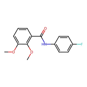 N-(4-fluorophenyl)-2,3-dimethoxybenzamide structure