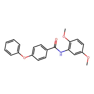 N-(2,5-dimethoxyphenyl)-4-phenoxybenzamide structure