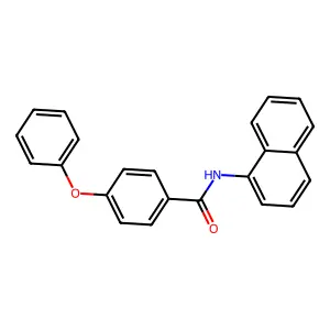 N-naphthalen-1-yl-4-phenoxybenzamide structure