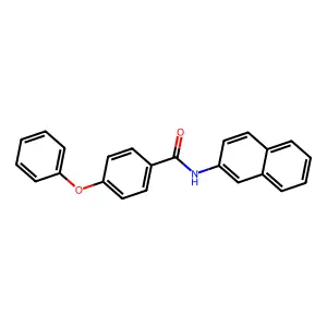 N-(2-naphthyl)-4-phenoxybenzamide structure