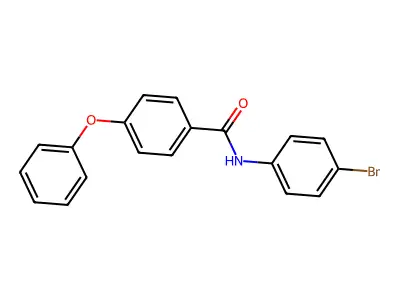 N-(4-bromophenyl)-4-phenoxybenzamide structure