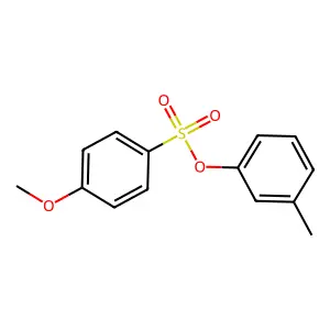 3-Methylphenyl4-methoxybenzenesulfonate structure
