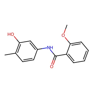 N-(3-hydroxy-4-methylphenyl)-2-methoxybenzamide structure