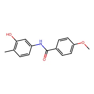 N-(3-羟基-4-甲基苯基)-4-甲氧基苯甲酰胺 structure