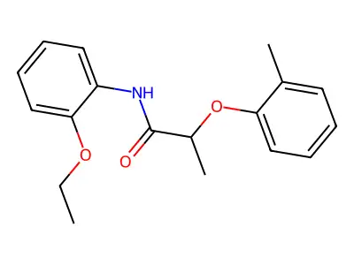 N-(2-ethoxyphenyl)-2-(2-methylphenoxy)propanamide structure