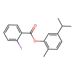 5-Isopropyl-2-methylphenyl 2-iodobenzoate structure