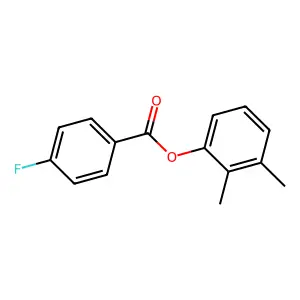 2,3-Dimethylphenyl 4-fluorobenzoate structure