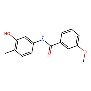N-(3-hydroxy-4-methylphenyl)-3-methoxybenzamide structure