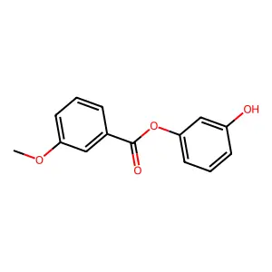 3-Hydroxyphenyl 3-methoxybenzoate structure