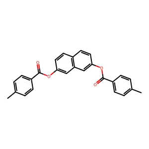 7-[(4-Methylbenzoyl)oxy]-2-naphthyl 4-methylbenzoate structure