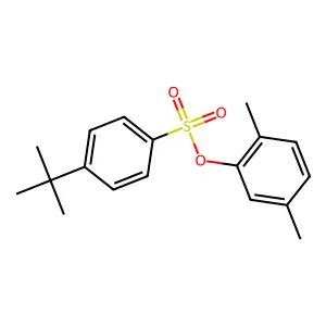 2,5-Dimethylphenyl 4-tert-butylbenzenesulfonate structure