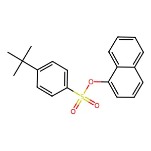1-Naphthyl 4-tert-butylbenzenesulfonate structure