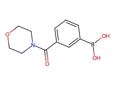 3-(Morpholine-4-carbonyl)phenylboronic acid structure