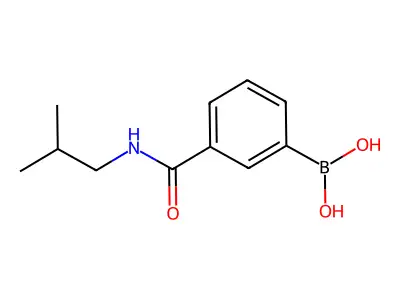 3-(Isobutylaminocarbonyl)phenylboronic acid structure