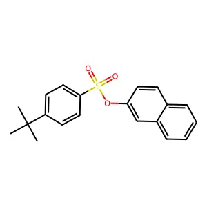 2-Naphthyl 4-tert-butylbenzenesulfonate structure
