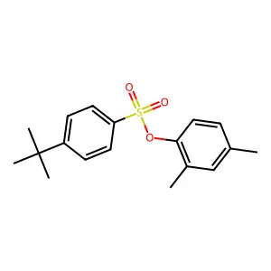 2,4-Dimethylphenyl 4-tert-butylbenzenesulfonate structure