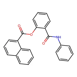 2-(Anilinocarbonyl)phenyl 1-naphthoate structure