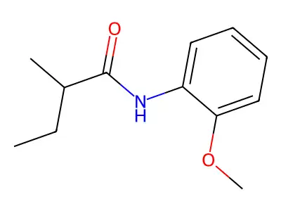 N-(2-methoxyphenyl)-2-methylbutanamide structure