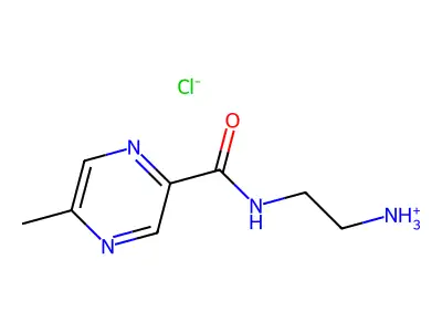 2-[(5-Methylpyrazine-2-carbonyl)amino]-ethylamine hydrochloride structure
