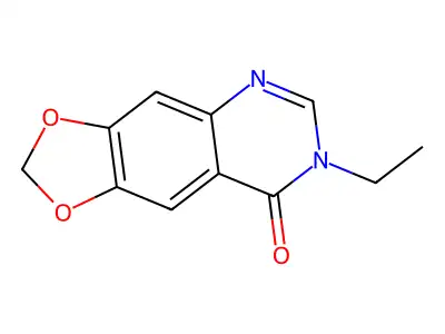 7-Ethyl-[1,3]dioxolo[4,5-g]quinazolin-8-one structure