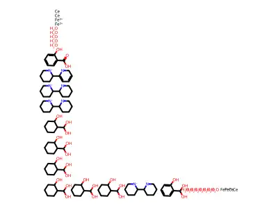 Chemical Compound (C96H192Ce4Fe4N8O37+) structure