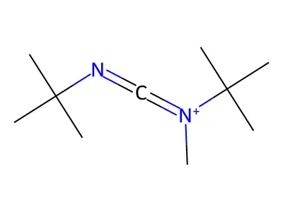 N-tert-Butyl(tert-butylimino)-N-methylmethaniminium structure
