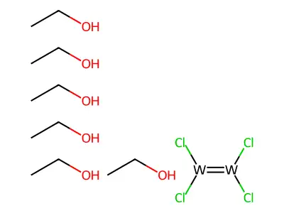 Chemical Compound (C12H36Cl4O6W2) structure